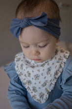 Floral Muslin Ruffle - Dribble Bib