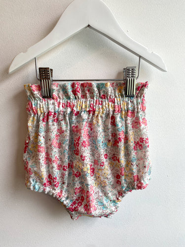 Pink, Yellow & Blue Floral Bloomers 9-12mths
