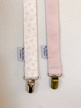 White Pink Floral - Soother Clip