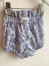 Blue Mini Floral Bloomers 3-6mths