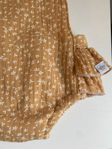 Muslin Ruffle Romper - various colour option