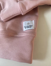 Dusky Pink White Anglaise Lace Sweatshirt