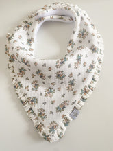 Floral Muslin Ruffle - Dribble Bib