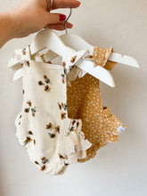 Muslin Ruffle Romper - Autumn Cream Floral