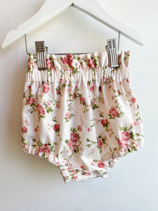 Cream Roses Bloomers 12-18mths