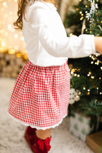 Red Gingham Skirt