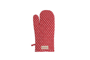 Oven Glove Polka Dot Red  ISABELLE ROSE