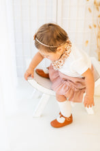 Aurora Linen Frilly Skirt - Dusky Pink