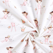 Moses Basket Fitted Sheet - Princess & Bunny