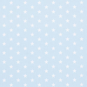 Moses Basket Fitted Sheet - Blue Stars