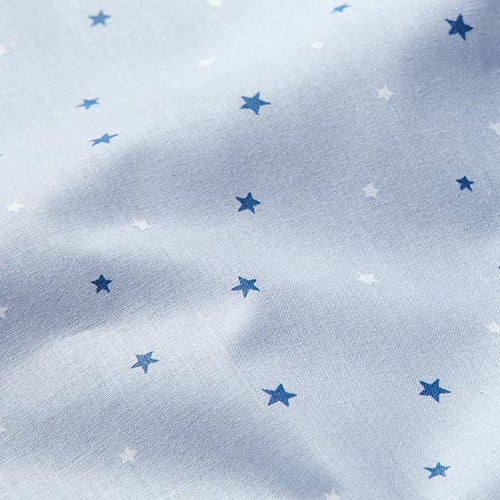Moses Basket Fitted Sheet - Stellar Blue