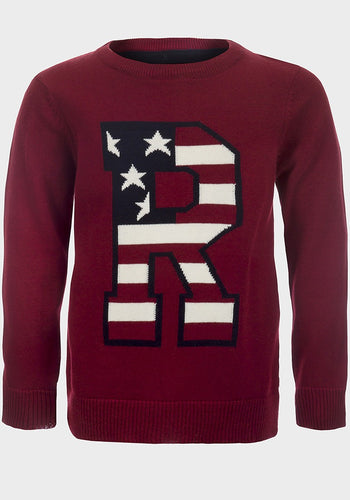 Soul & Glory Knitted Jumper - Burgundy