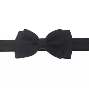 Baby Bow Headband - Black