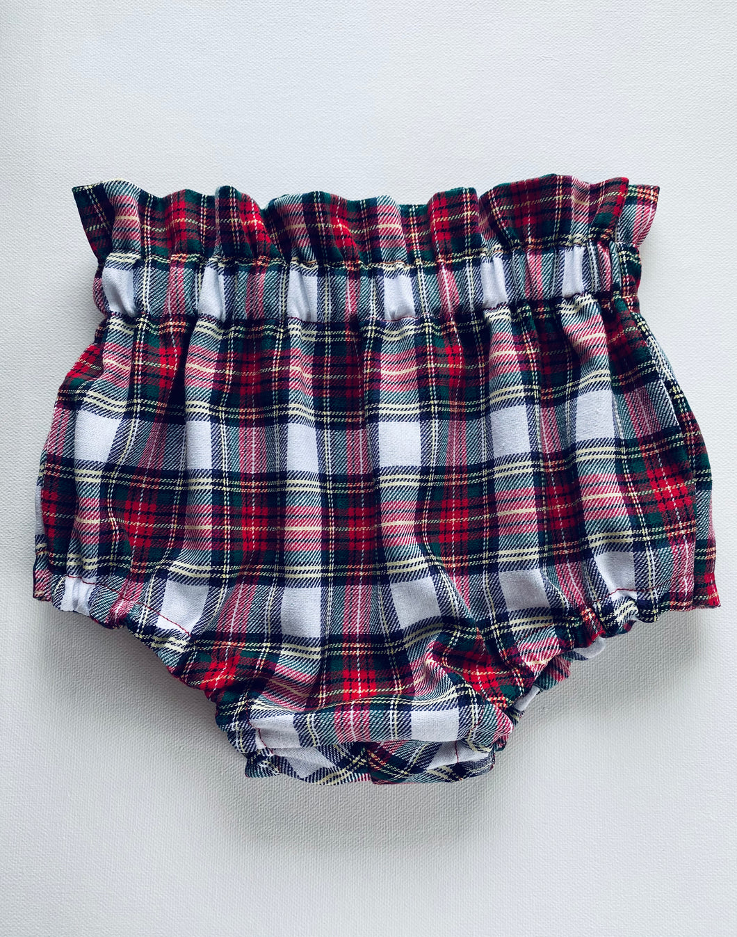 Red & White Tartan Brushed Cotton Bloomers