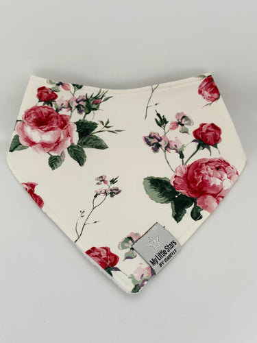 LOVELY ROSES - Organic Dribble Bib