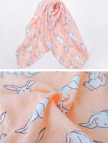 Muslin Square - Bunnies