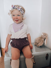 Mini Waffle Jersey Bloomers - Plum