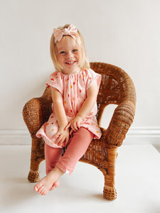 Pheasant Muslin Dress/ Tunic - Peachy