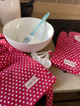 Adult Apron Polka Dot Red  ISABELLE ROSE