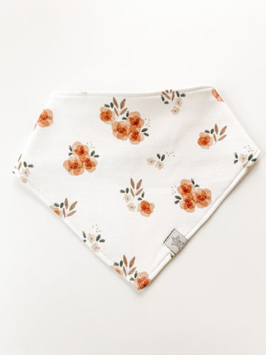 White Spring Floral - Dribble Bib