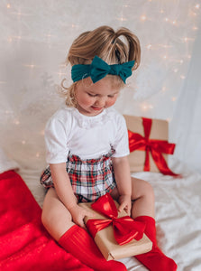 Red & White Tartan Brushed Cotton Bloomers