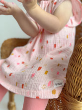 Pheasant Muslin Dress/ Tunic - Peachy