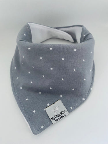 Grey Small Stars Dribble Bib
