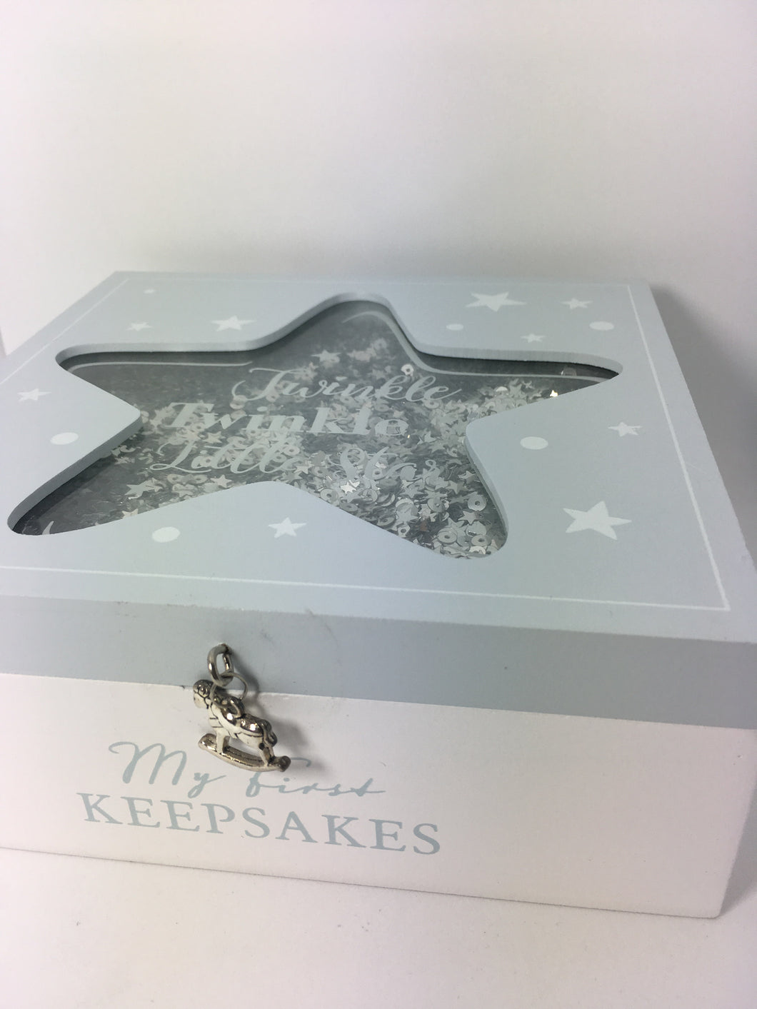 Baby Glitter Star Keepsake Box