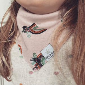 Rainbow Boho Dribble Bib