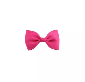 Hot Pink Hair Bow Clip