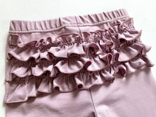 Ruffle Bum Leggings - Pastel Lilac