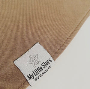 Latte Brown - Dribble Bib