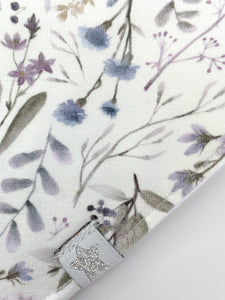 Lilac Wildflowers - Dribble Bib
