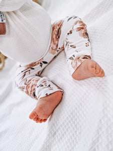 Blush Peony Baby Leggings