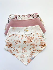 Dusty Rose Hydrangea - Dribble Bib