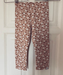 MLS Leggings - Old Pink Floral 1-2Yrs
