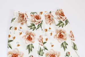MLS Leggings - Coral Blooms 0-3Mths