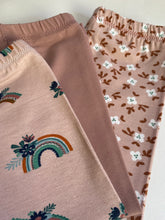 MLS Leggings - Old Pink Floral 1-2Yrs