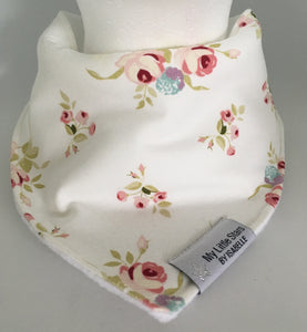 'ALVA WHITE' Organic Dribble Bib