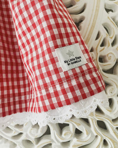 Red Gingham Skirt