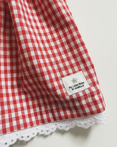 Red Gingham Skirt