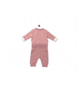 Nutmeg - Dusty Pink Knitted Set