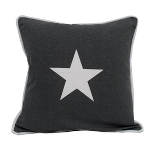 Star Cushion Grey 30 x 30cm